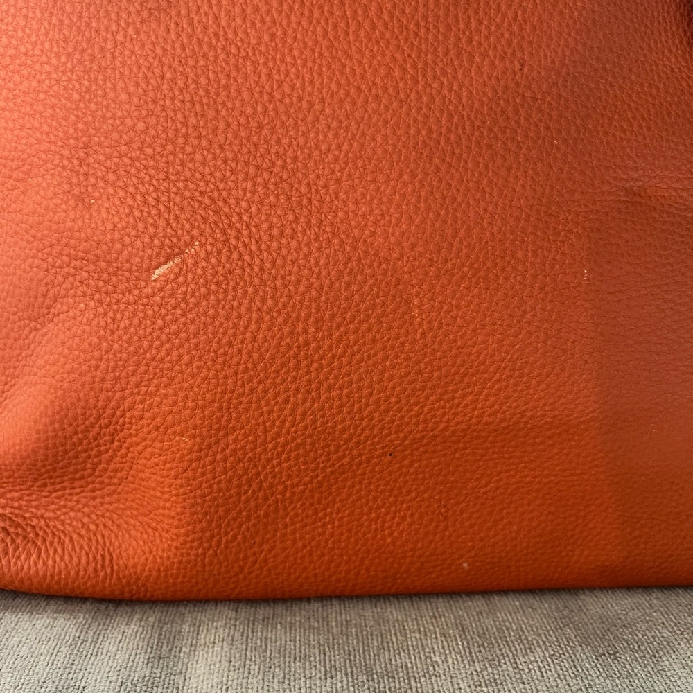 Authentic Prada papaya square tote bag - Picture 2 of 6